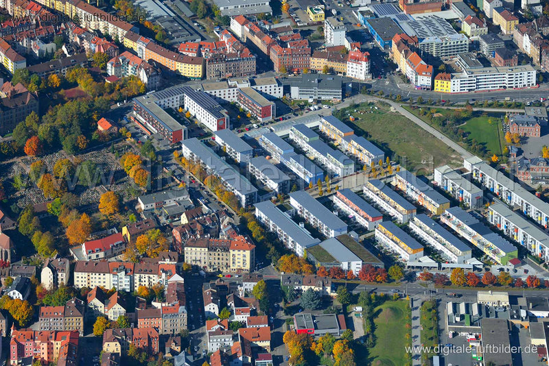 Luftaufnahme Marie-Beeg-Straße in Nürnberg | Mittelfranken, Bayern
