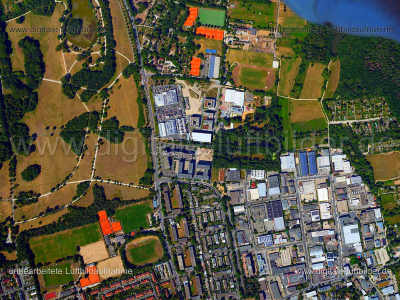 Luftaufnahme Marienberg Campus in Nürnberg | Mittelfranken, Bayern