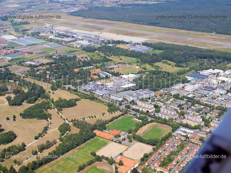 Luftaufnahme Marienberg Campus in Nürnberg | Mittelfranken, Bayern
