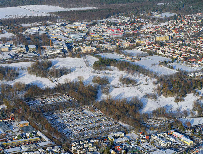 Luftaufnahme Marienbergpark in Nürnberg | Mittelfranken, Bayern
