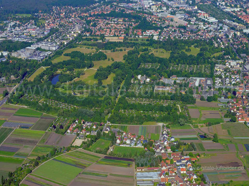 Luftaufnahme Marienbergpark in Nürnberg | Mittelfranken, Bayern