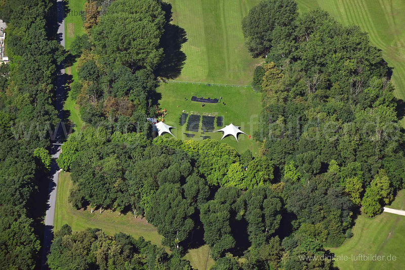 Luftaufnahme Marienbergpark Kino in Nürnberg | Mittelfranken, Bayern