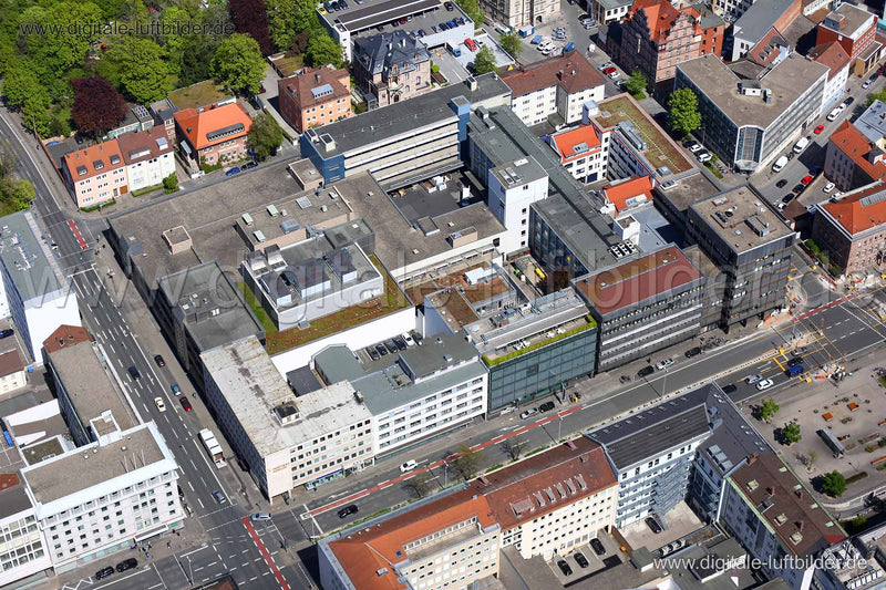 Luftaufnahme Marienstraße in Nürnberg | Mittelfranken, Bayern