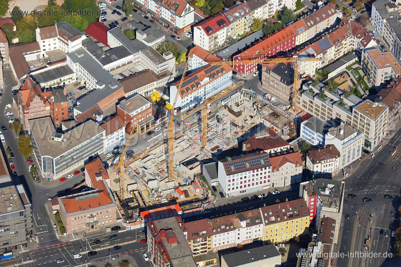 Luftaufnahme Marienstraße in Nürnberg | Mittelfranken, Bayern