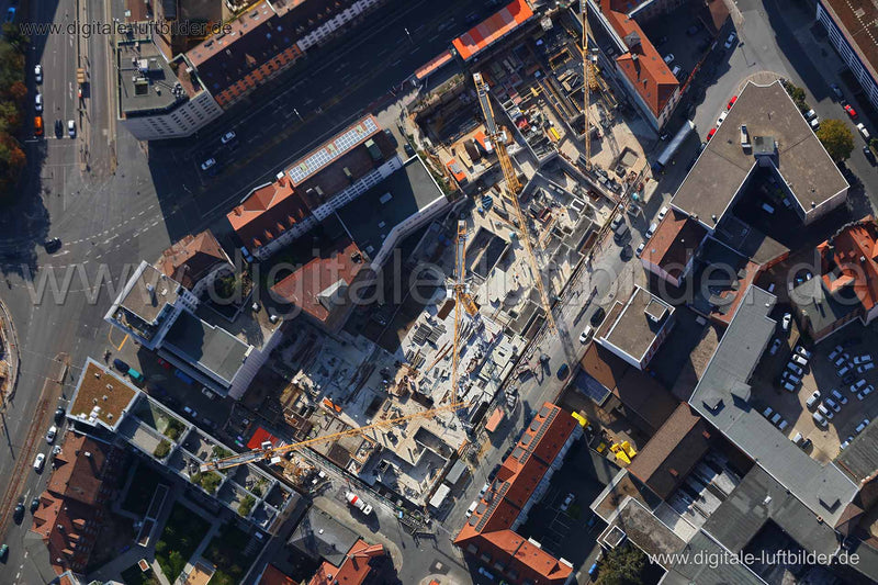 Luftaufnahme Marienstraße in Nürnberg | Mittelfranken, Bayern