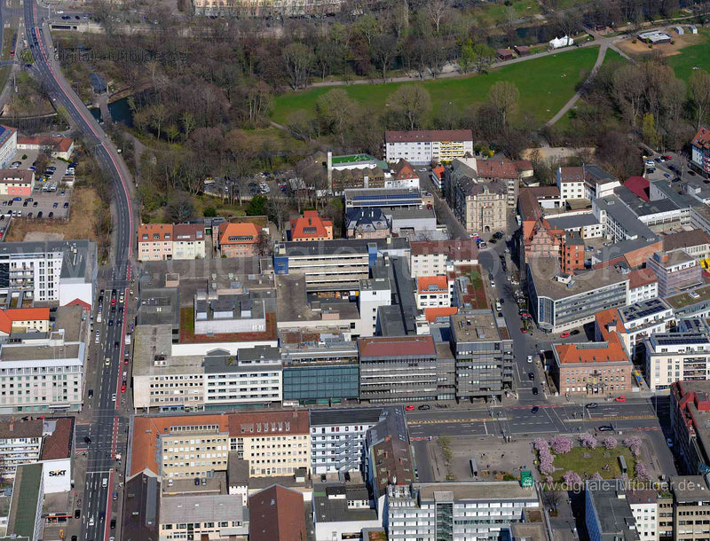 Luftaufnahme Marienstraße in Nürnberg | Mittelfranken, Bayern