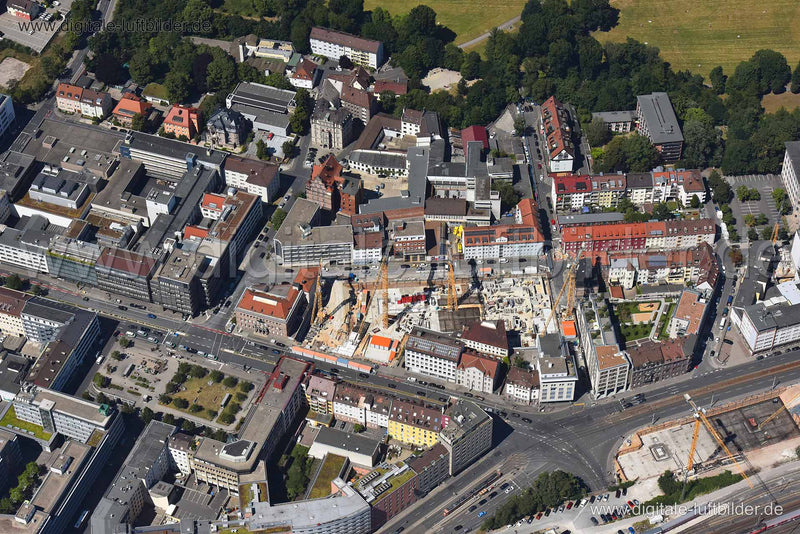 Luftaufnahme Marienstraße in Nürnberg | Mittelfranken, Bayern