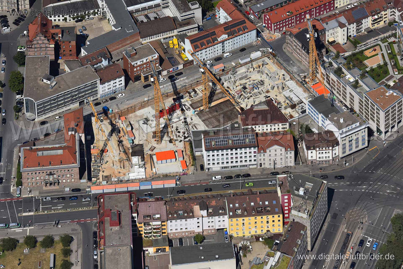 Luftaufnahme Marienstraße in Nürnberg | Mittelfranken, Bayern