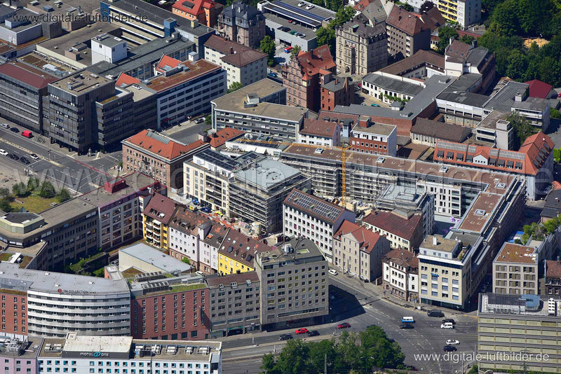 Luftaufnahme Marienstraße in Nürnberg | Mittelfranken, Bayern