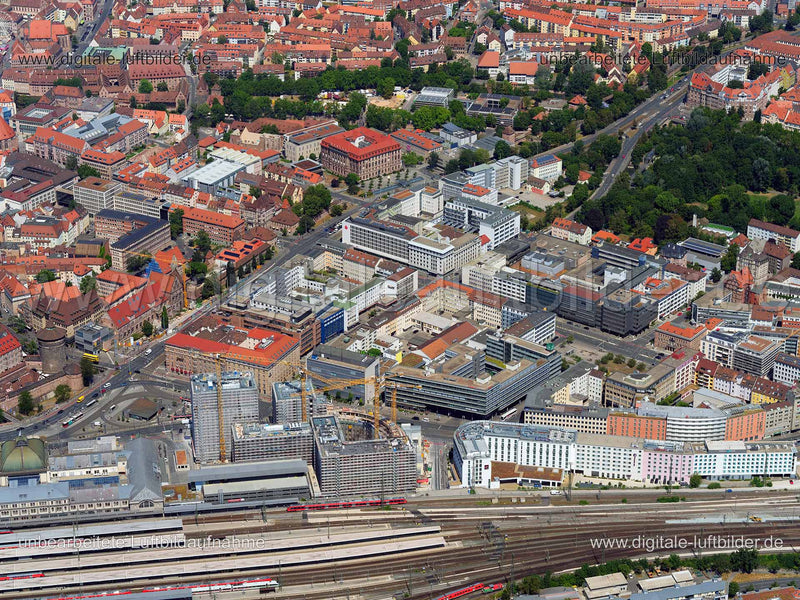 Luftaufnahme Marienvorstadt in Nürnberg | Mittelfranken, Bayern