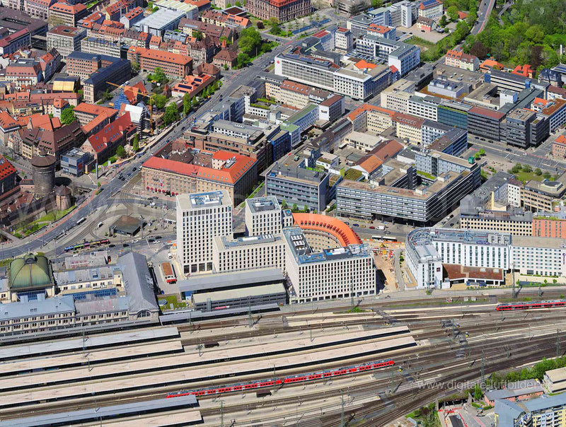 Luftaufnahme Marienvorstadt in Nürnberg | Mittelfranken, Bayern