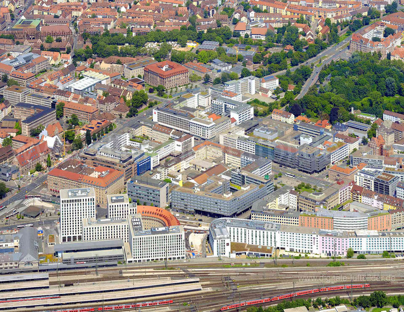 Luftaufnahme Marienvorstadt in Nürnberg | Mittelfranken, Bayern