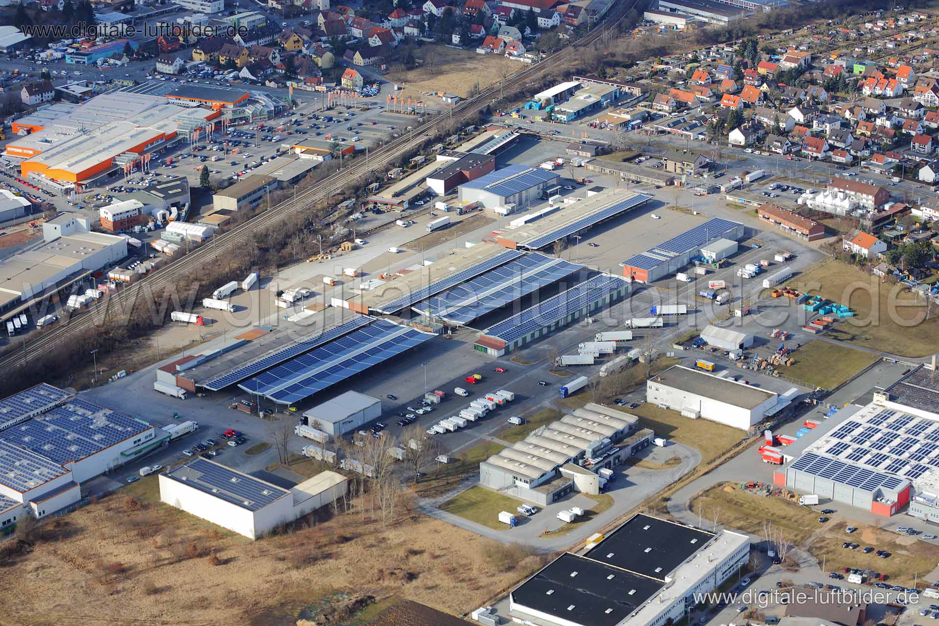 Luftaufnahme Marktamt in Nürnberg | Mittelfranken, Bayern