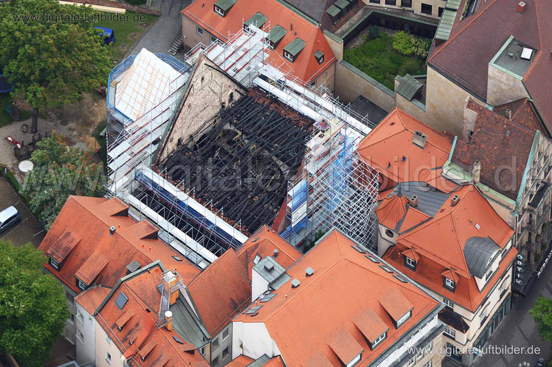 Luftaufnahme Martha Kirche in Nürnberg | Mittelfranken, Bayern