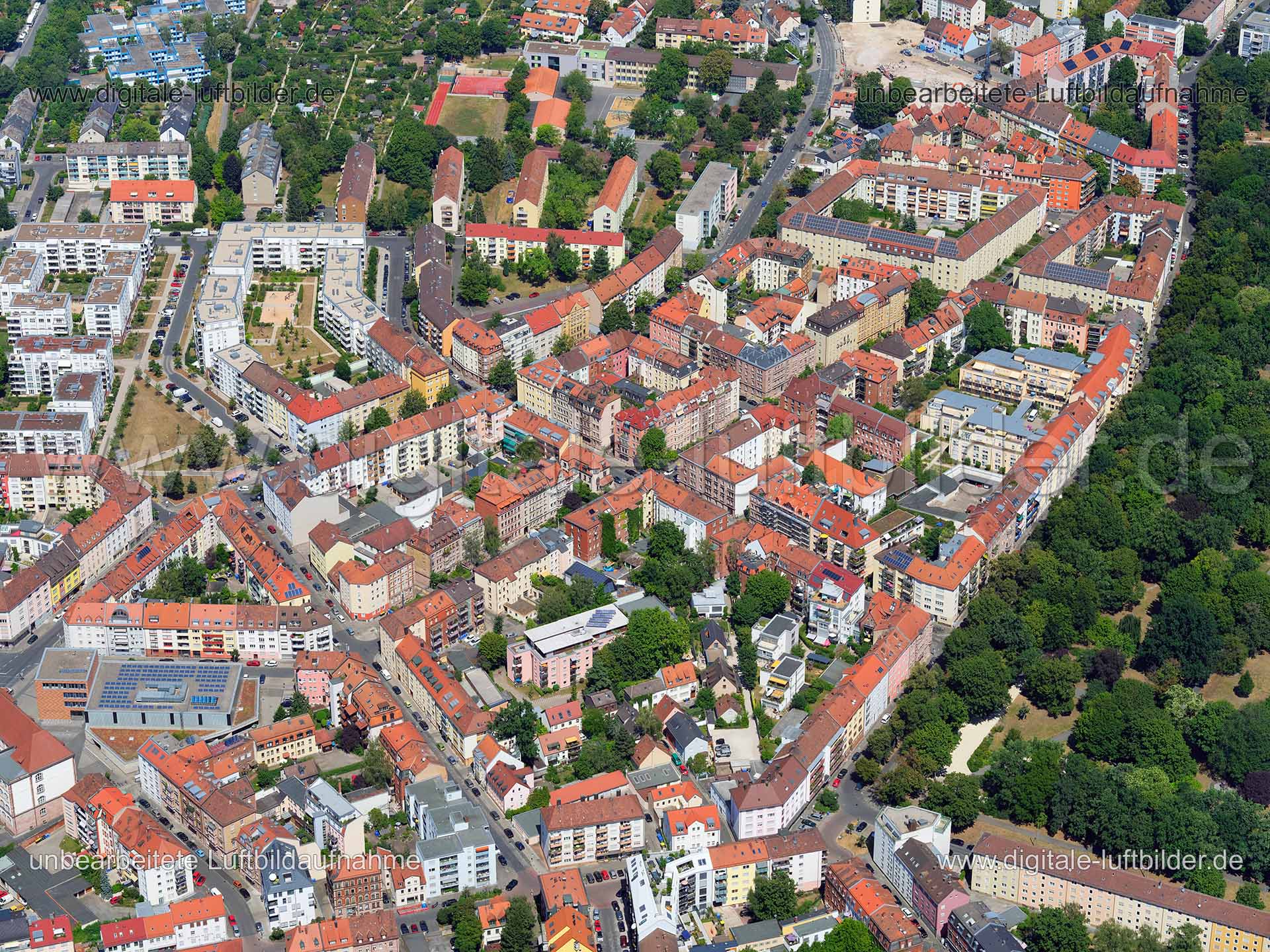 Luftbild Maxfeld, Nürnberg