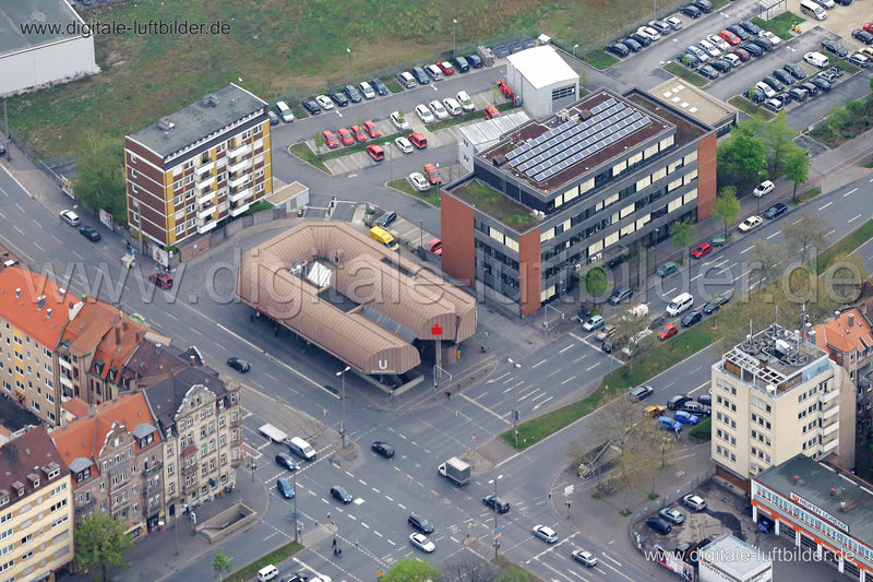 Luftaufnahme Maximilianstraße in Nürnberg | Mittelfranken, Bayern