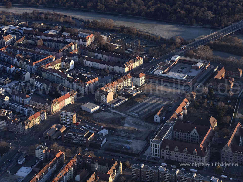 Luftaufnahme Maximilianstraße in Nürnberg | Mittelfranken, Bayern