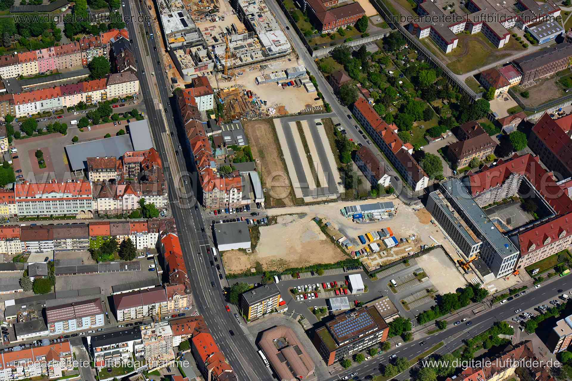 Luftaufnahme Maximilianstraße in Nürnberg | Mittelfranken, Bayern