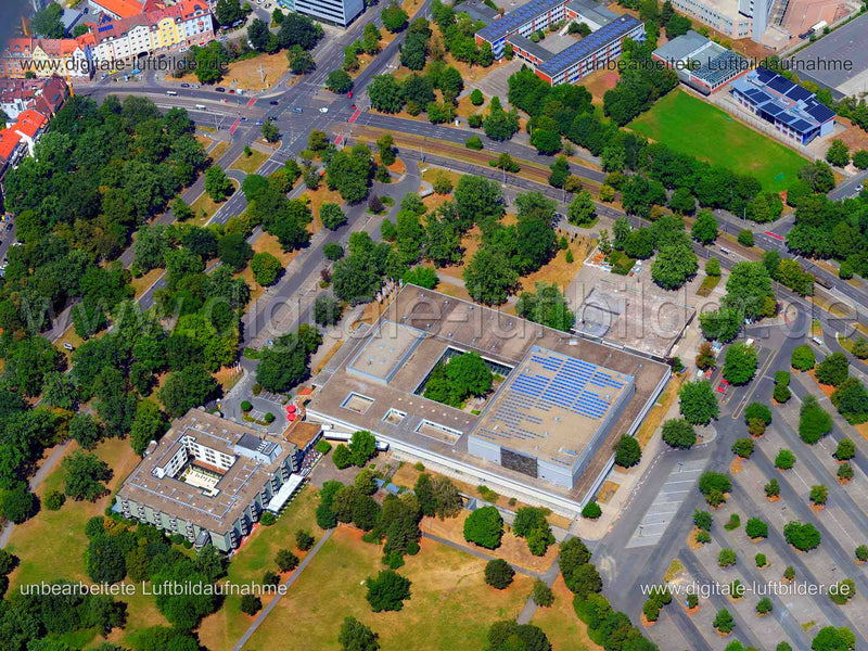 Luftaufnahme Meistersingerhalle in Nürnberg | Mittelfranken, Bayern