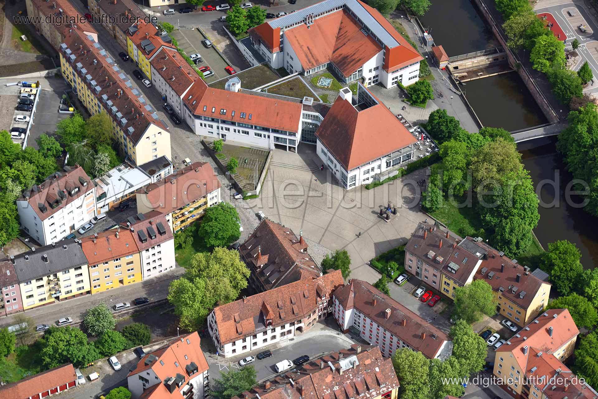 Luftaufnahme Mensa in Nürnberg | Mittelfranken, Bayern