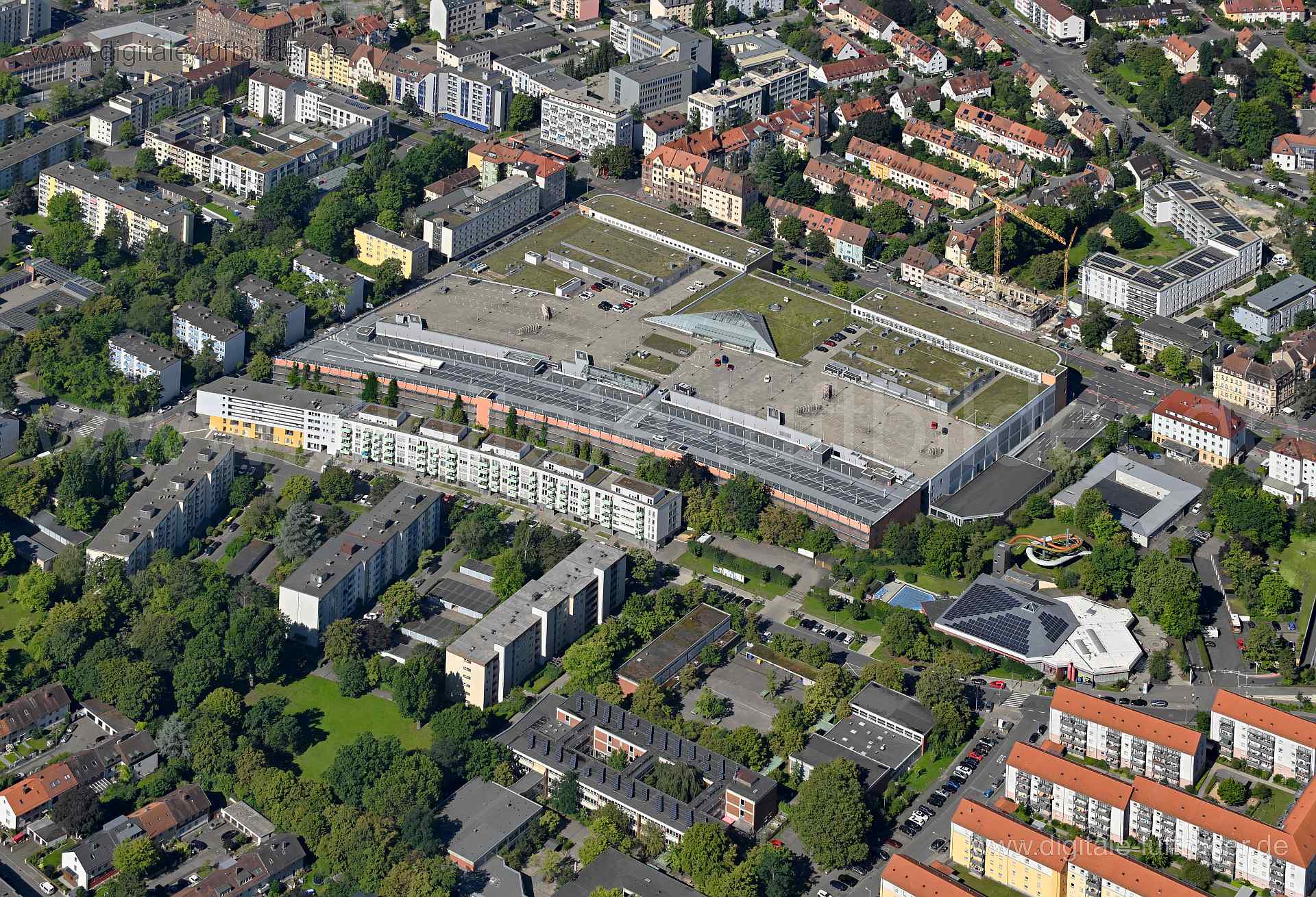 Luftaufnahme Mercado in Nürnberg | Mittelfranken, Bayern