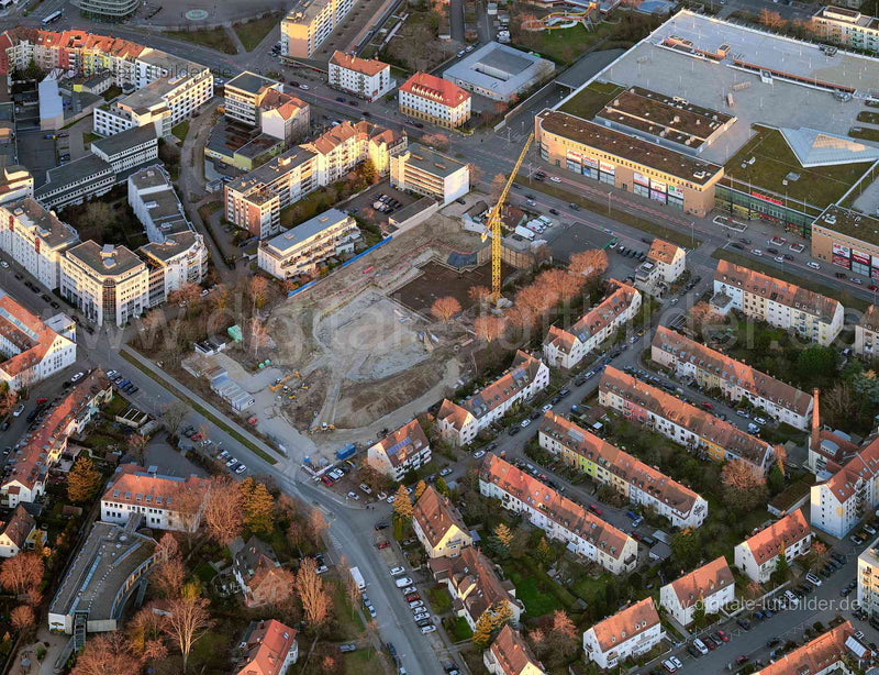 Luftaufnahme Merianstraße in Nürnberg | Mittelfranken, Bayern