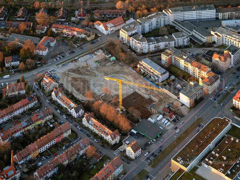 Luftaufnahme Merianstraße in Nürnberg | Mittelfranken, Bayern