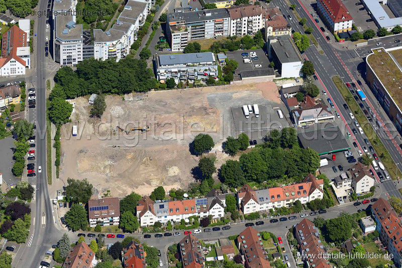 Luftaufnahme Merianstraße in Nürnberg | Mittelfranken, Bayern