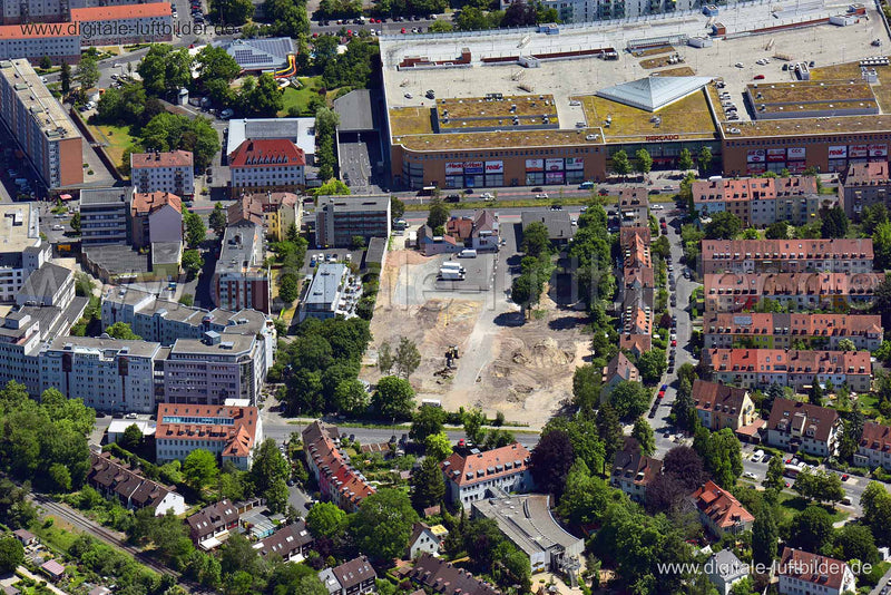Luftaufnahme Merianstraße in Nürnberg | Mittelfranken, Bayern