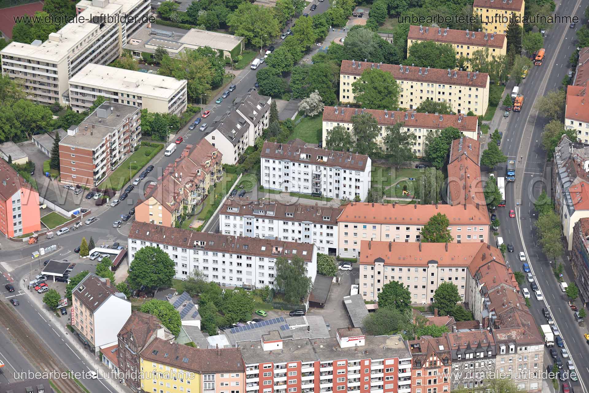 Luftaufnahme Merivastraße in Nürnberg | Mittelfranken, Bayern