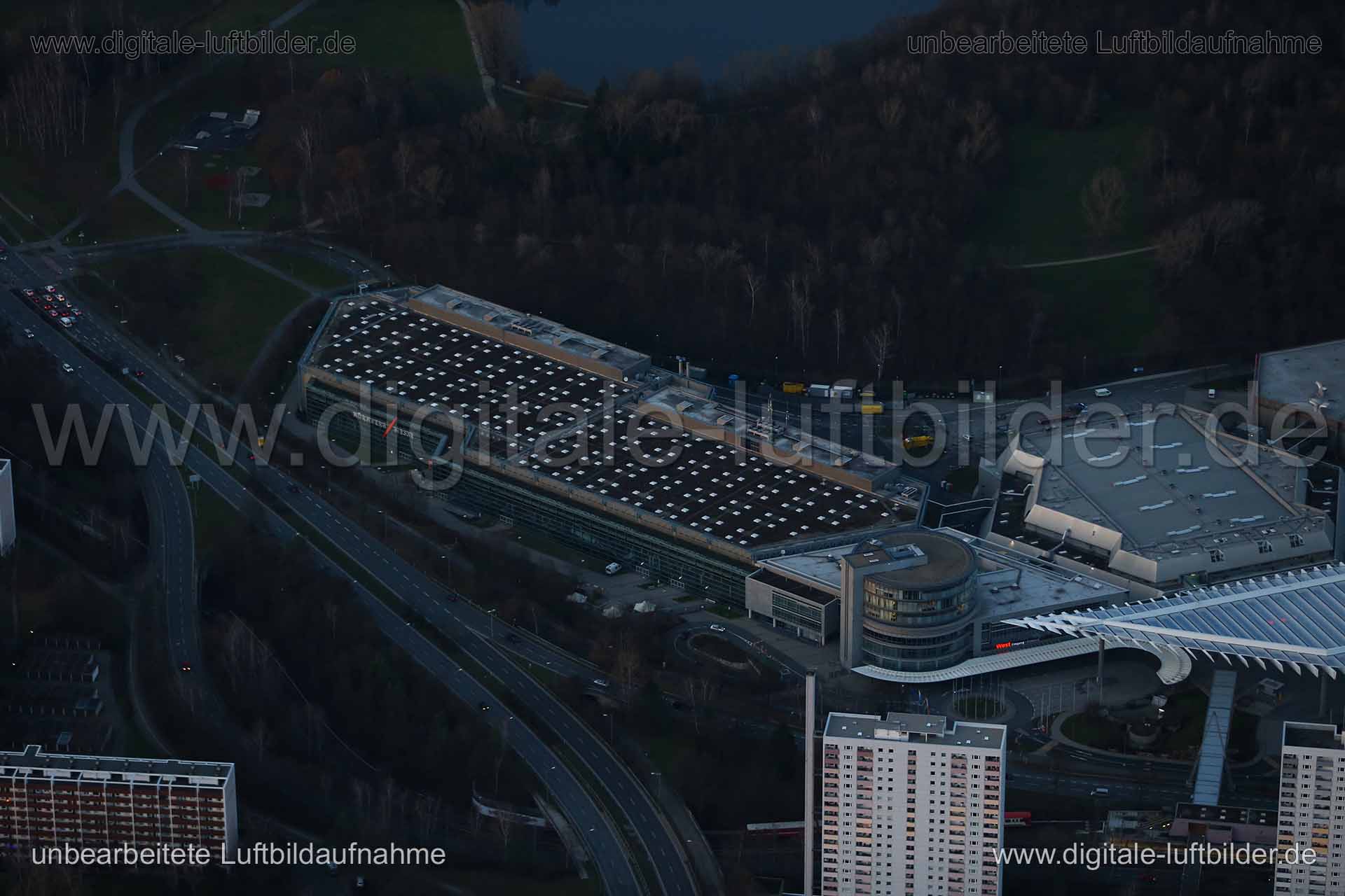 Luftaufnahme Messe in Nürnberg | Mittelfranken, Bayern