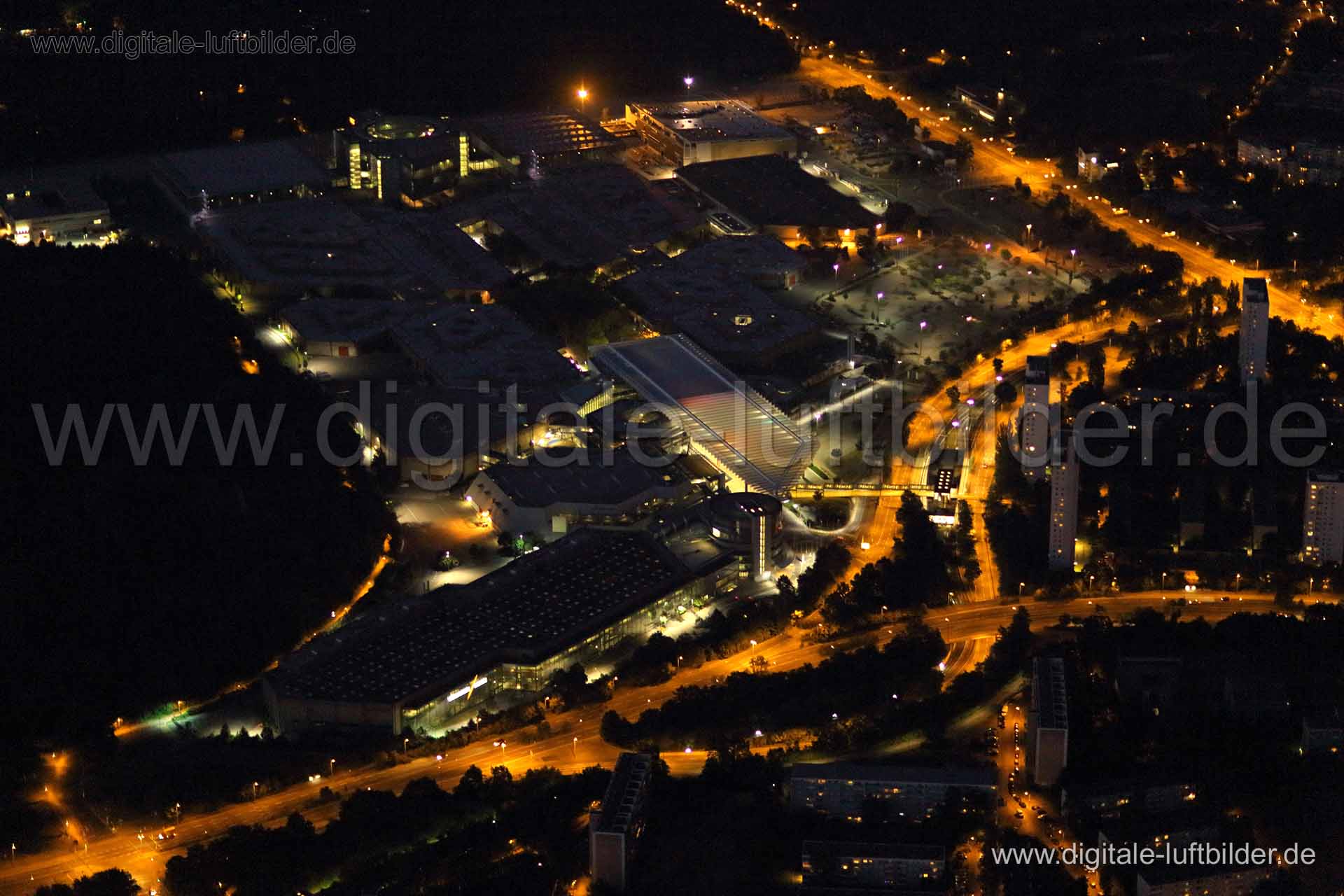 Luftaufnahme Messe in Nürnberg | Mittelfranken, Bayern