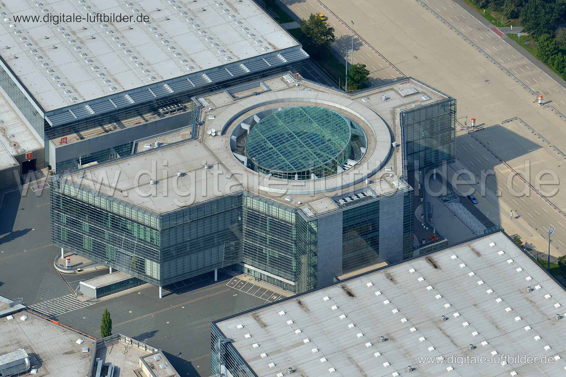 Luftaufnahme Messe in Nürnberg | Mittelfranken, Bayern