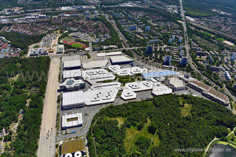 Luftaufnahme Messe in Nürnberg | Mittelfranken, Bayern