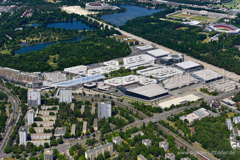 Luftaufnahme Messe in Nürnberg | Mittelfranken, Bayern