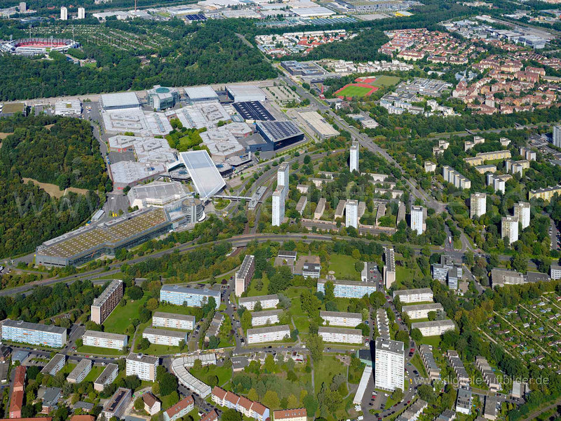 Luftaufnahme Messe Nürnberg in Nürnberg | Mittelfranken, Bayern