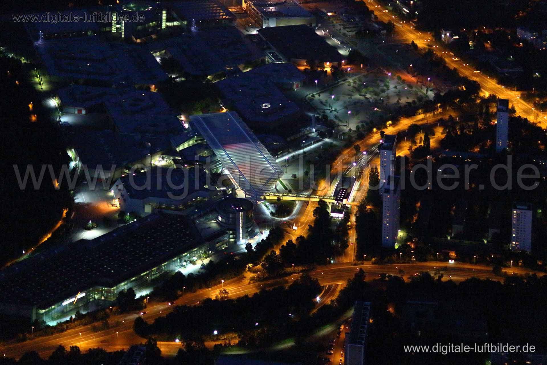 Luftaufnahme Messezentrum in Nürnberg | Mittelfranken, Bayern