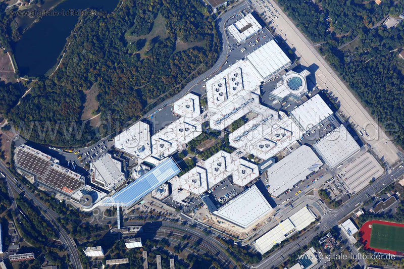 Luftaufnahme Messezentrum in Nürnberg | Mittelfranken, Bayern