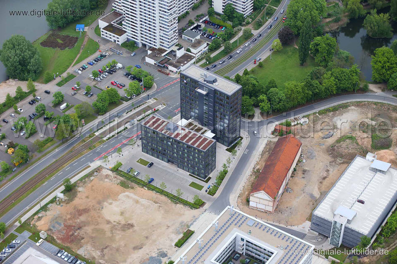 Luftaufnahme Milchhof Palais in Nürnberg | Mittelfranken, Bayern