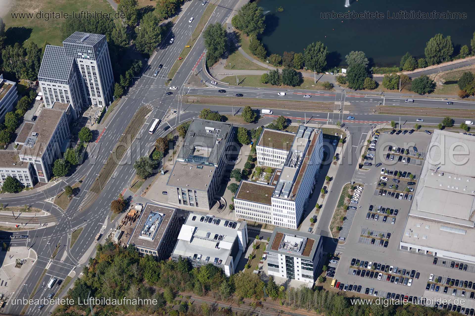 Luftaufnahme Milchhof Palais in Nürnberg | Mittelfranken, Bayern