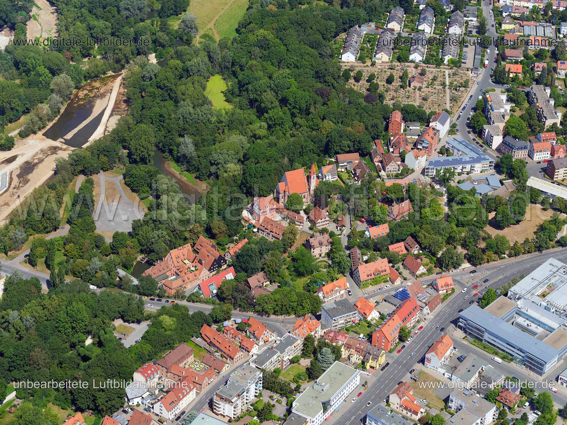 Luftaufnahme Mögeldorf in Nürnberg | Mittelfranken, Bayern