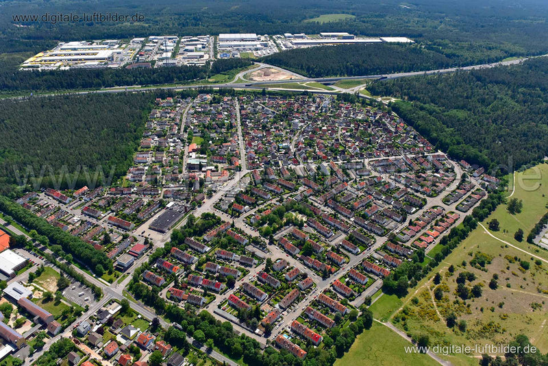 Luftaufnahme Moorenbrunn in Nürnberg | Mittelfranken, Bayern