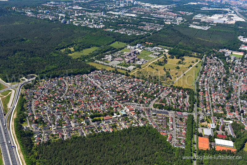 Luftaufnahme Moorenbrunn in Nürnberg | Mittelfranken, Bayern