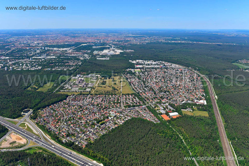 Luftaufnahme Moorenbrunn und Altenfurt in Nürnberg | Mittelfranken, Bayern