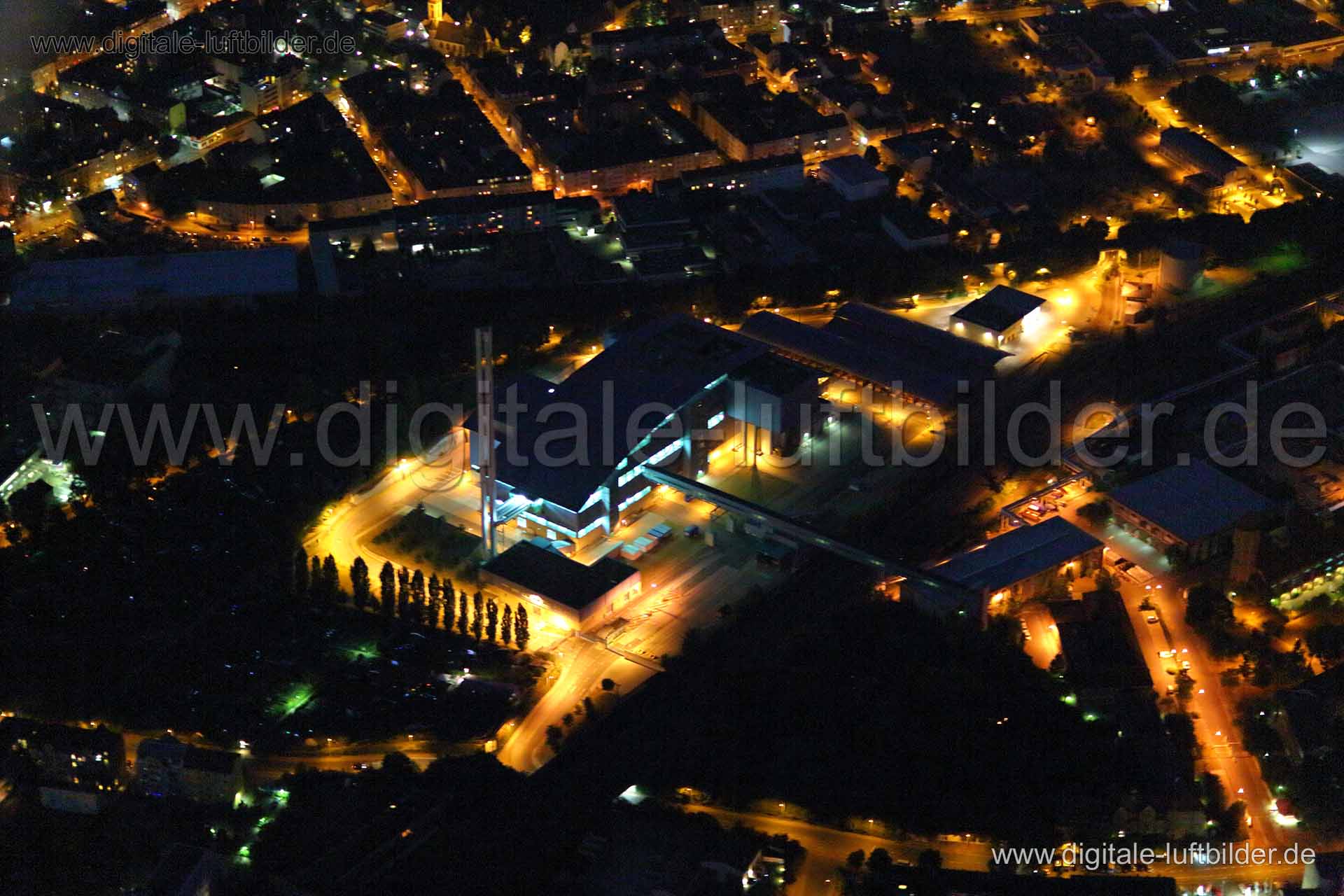 Luftaufnahme Müllverbrennungsanlage in Nürnberg | Mittelfranken, Bayern