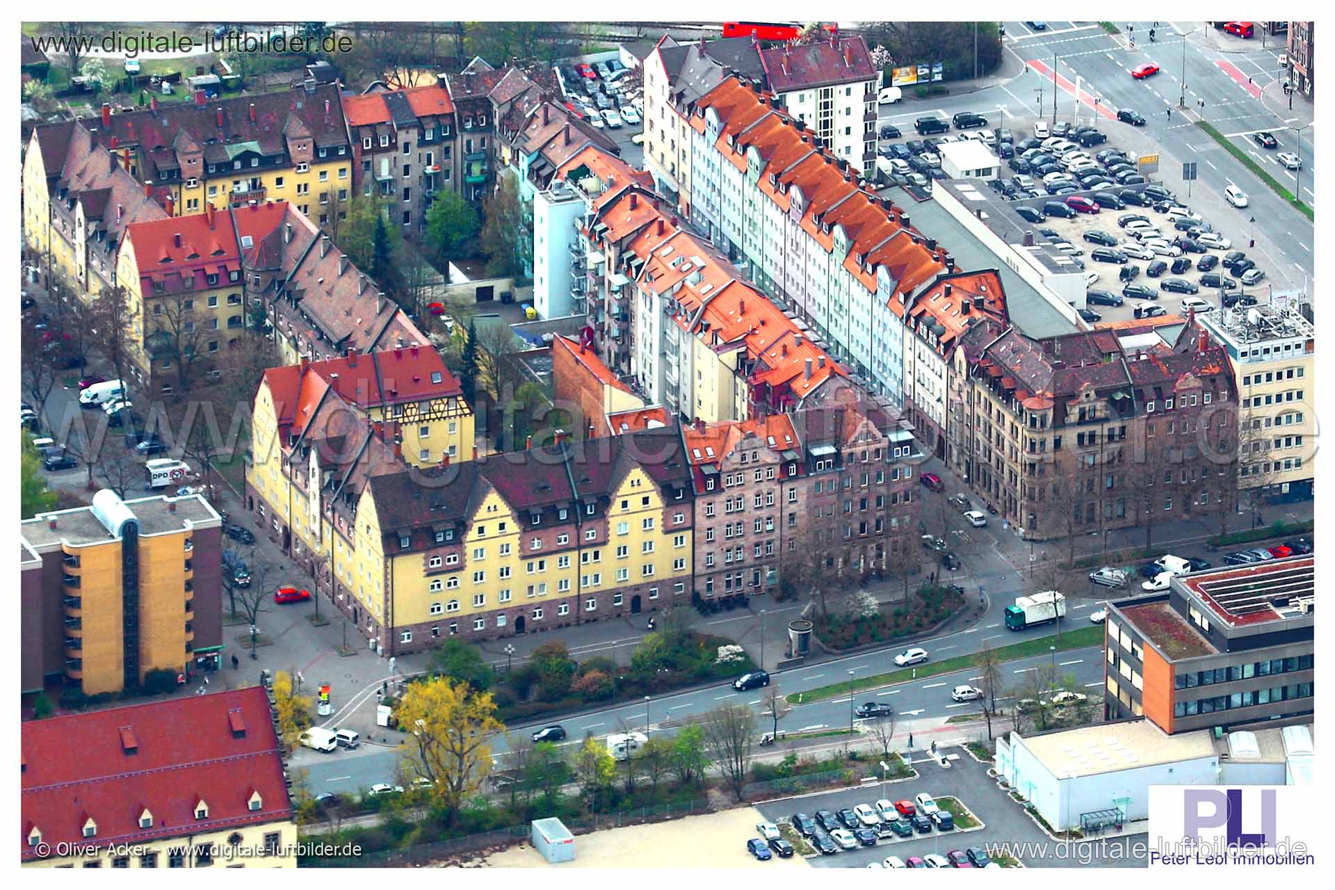 Luftaufnahme Murrstraße in Nürnberg | Mittelfranken, Bayern