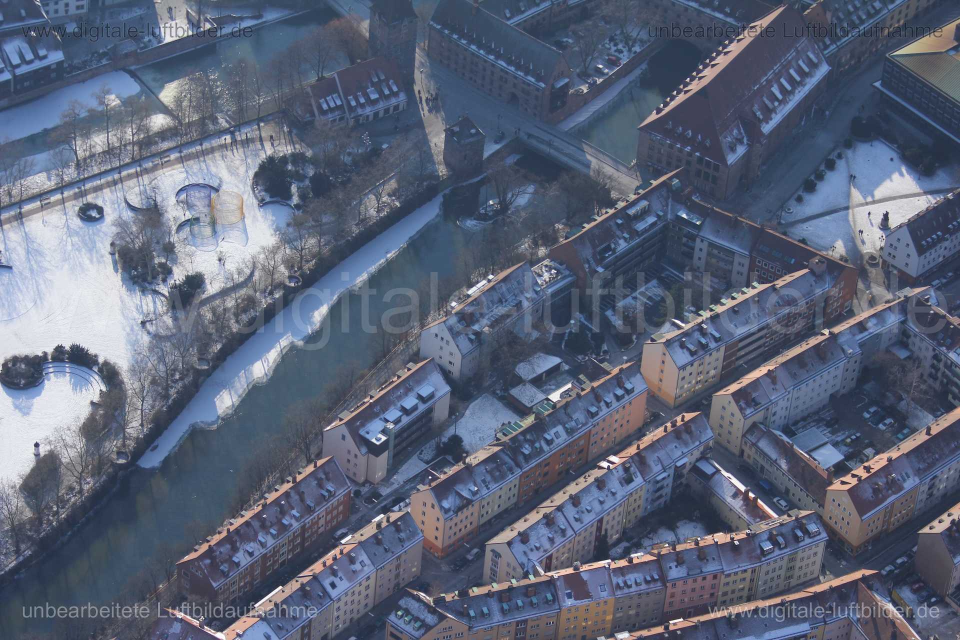 Luftaufnahme Neue Gasse in Nürnberg | Mittelfranken, Bayern