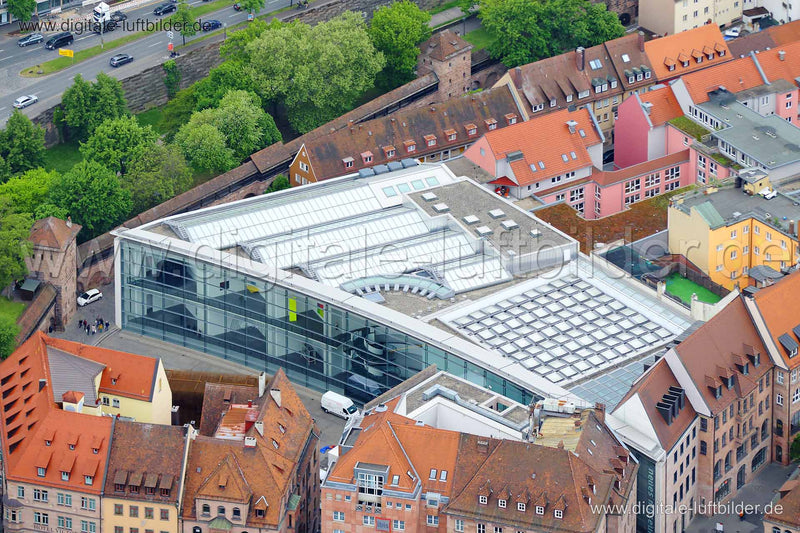 Luftaufnahme Neues Museum in Nürnberg | Mittelfranken, Bayern