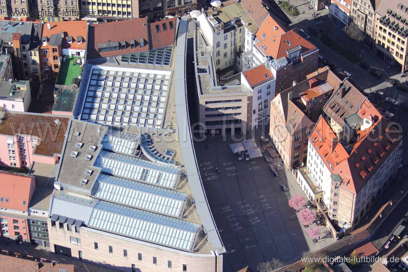 Luftaufnahme Neues Museum in Nürnberg | Mittelfranken, Bayern