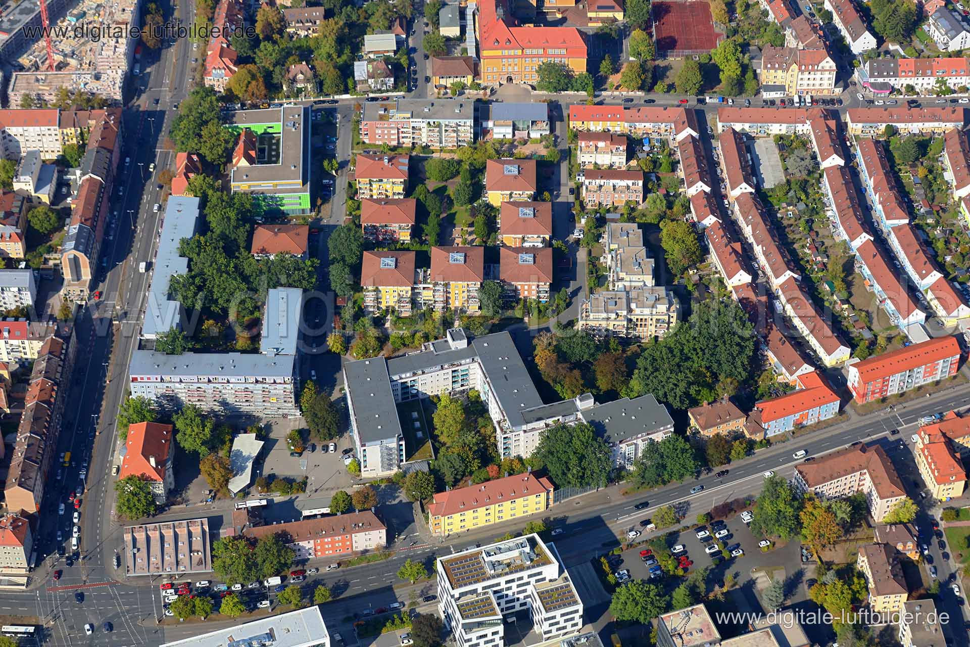 Luftaufnahme Neulichtenhof in Nürnberg | Mittelfranken, Bayern